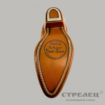 фото — кружка пивная, сапог «budweiser boot stein». бразилия